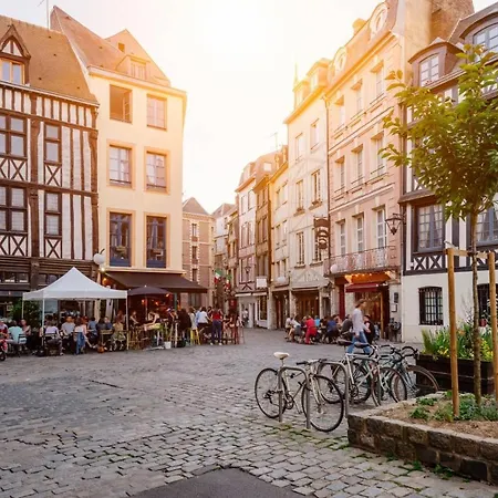 Stsever-8peoples-4beds-cosy-centrevillerouen-wifi * Rouen