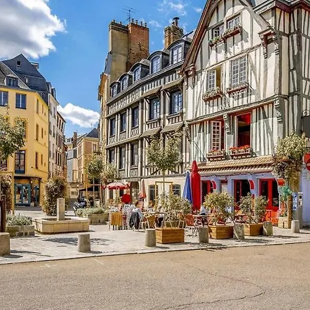 Stsever-8peoples-4beds-cosy-centrevillerouen-wifi Apartment Rouen